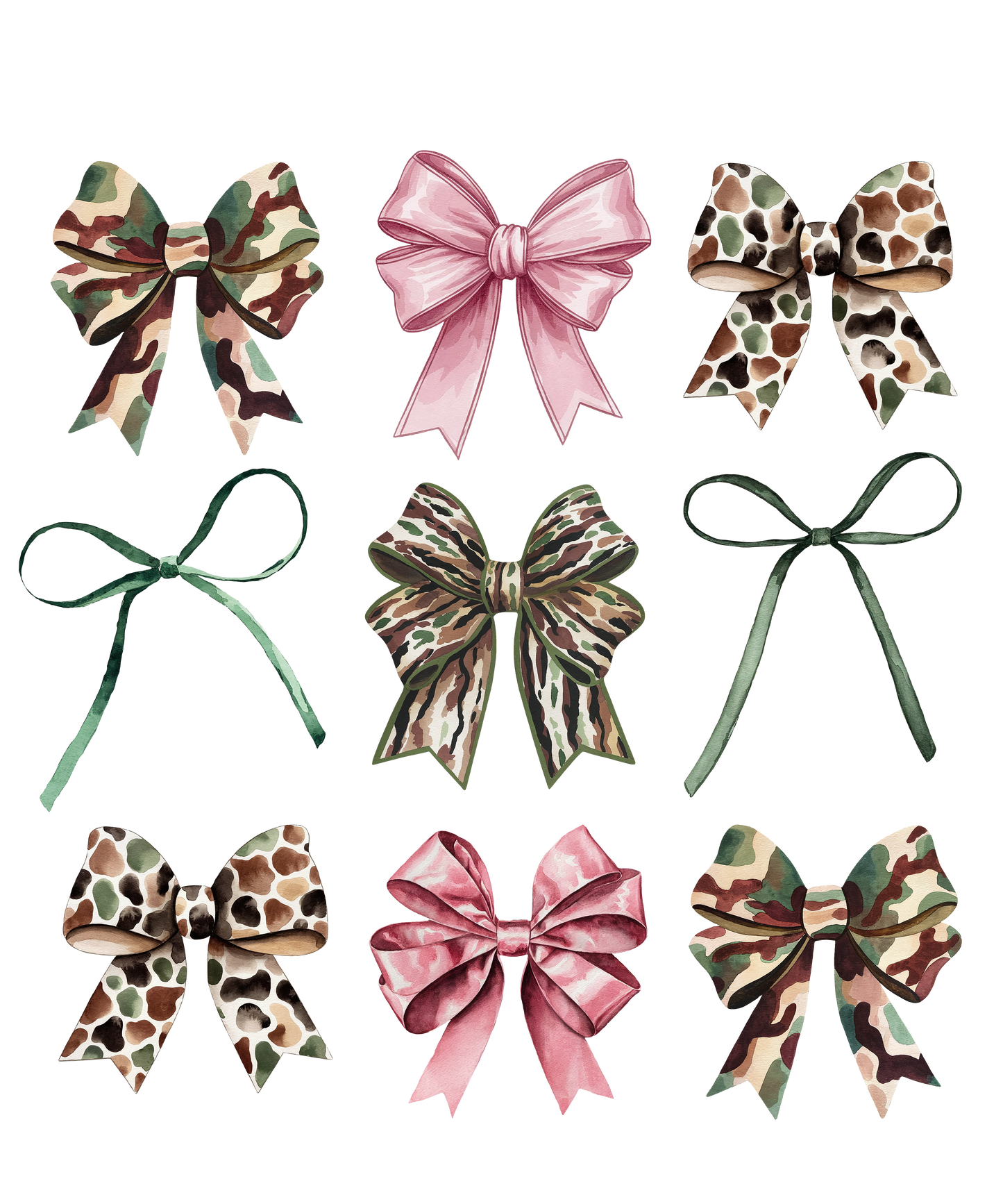 Pink & Camo Bows