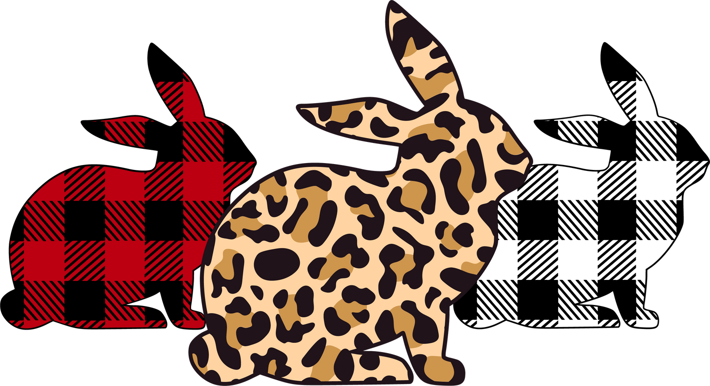 Buffalo Print Bunnies T- Shirt