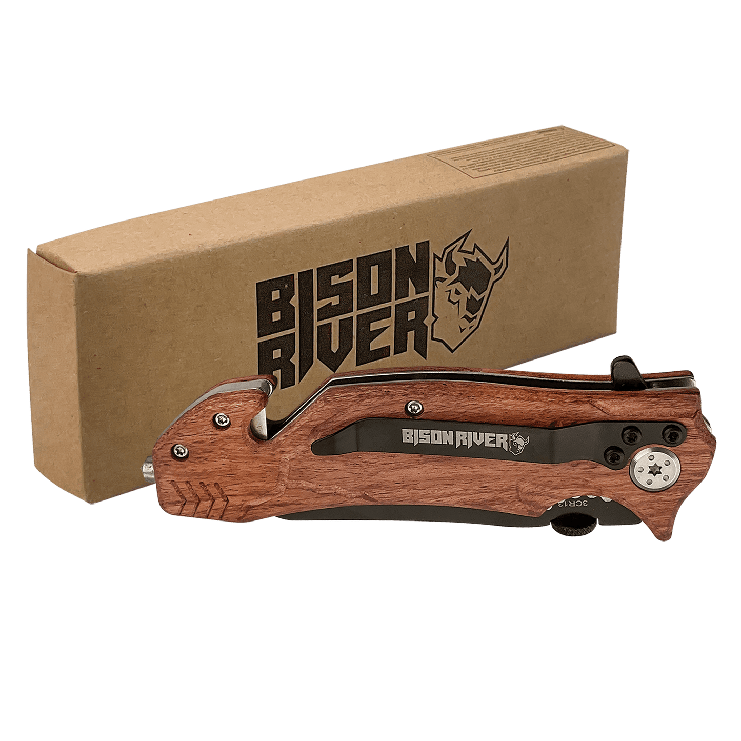 Bison River 4 1/2" Wood Rescue Knife