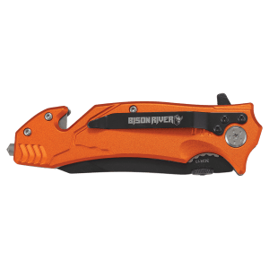 Bison River 4 1/2" Orange Rescue Knife