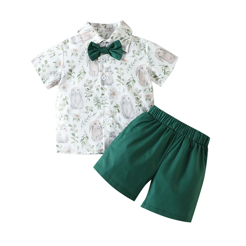 Easter Bunny Bow Tie 2 Piece Outfit
