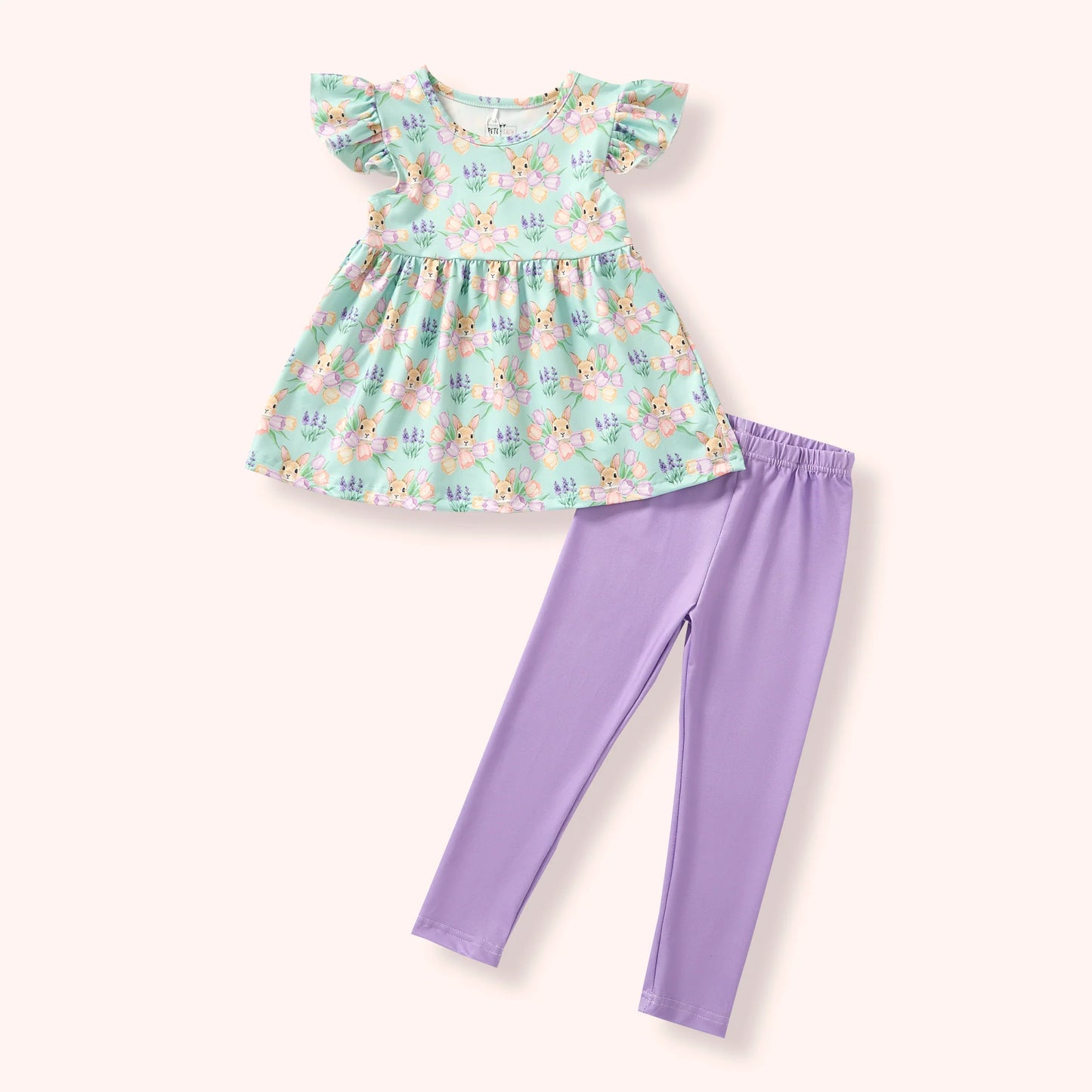 Pete & Lucy Bunny Bouquet Pants Set