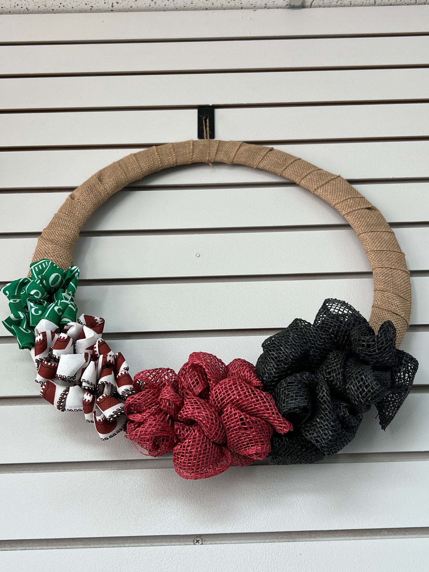 18 in Football Red & Black