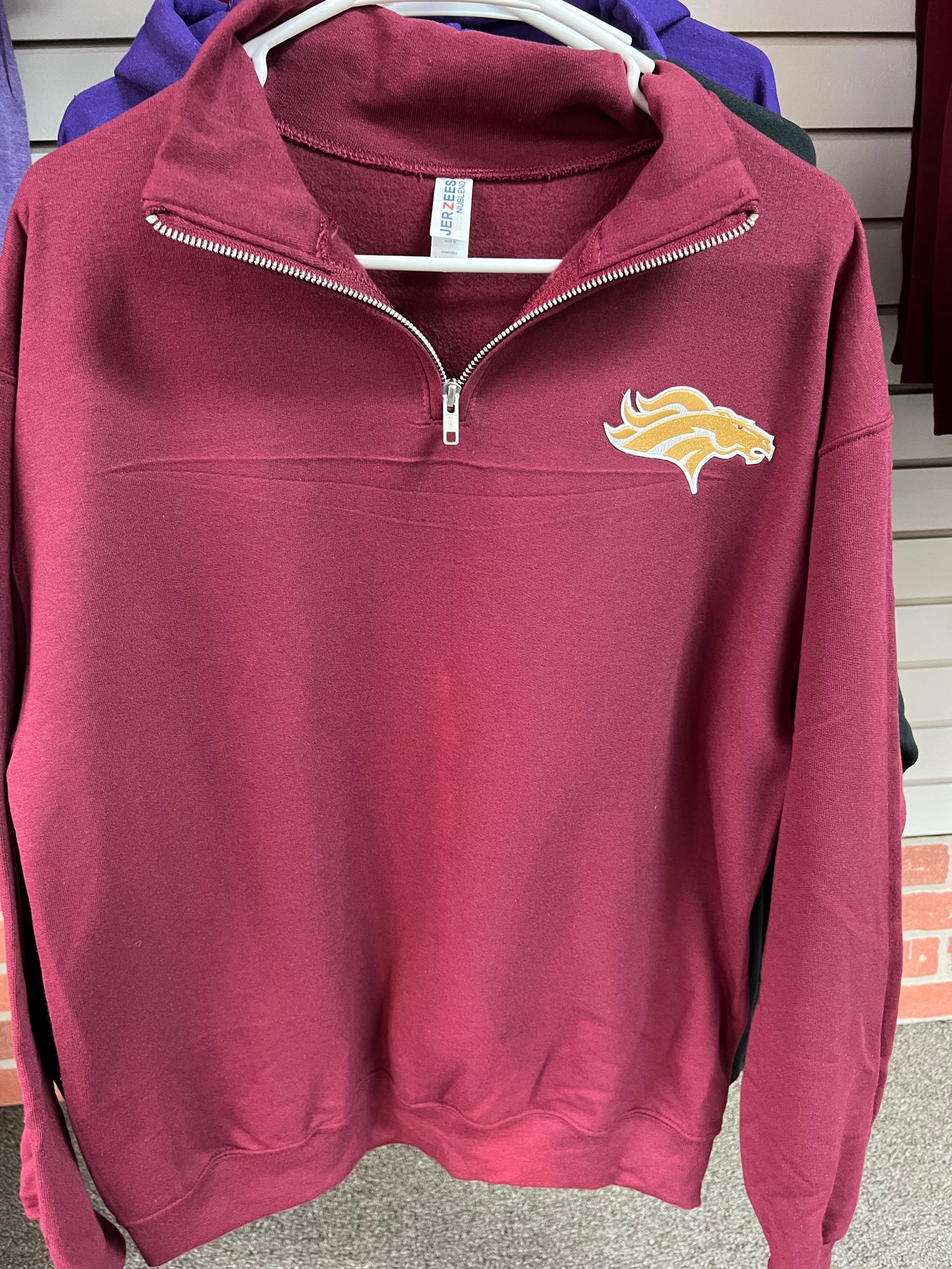 Stallion Head 3/4 Zip Jacket