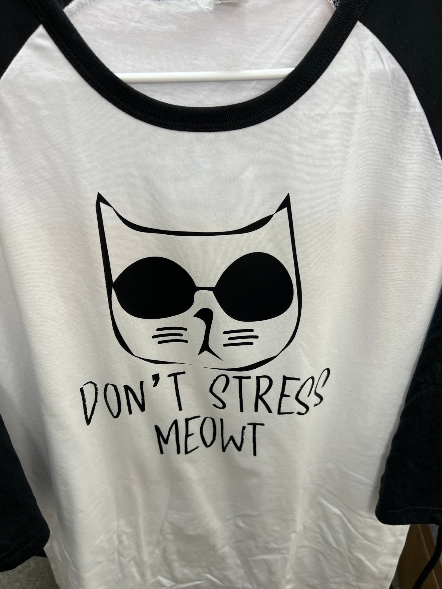 Dont Stress Meowt 3/4 Sleeve