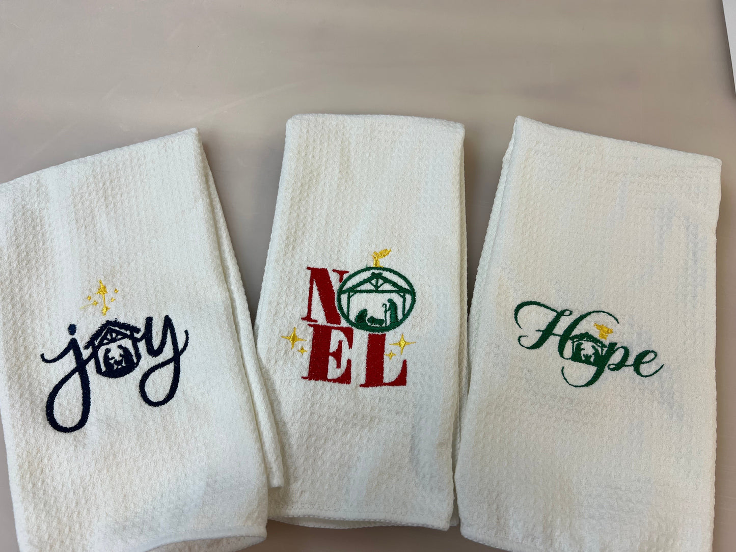 Christmas Nativity 3 Piece Hand Towels