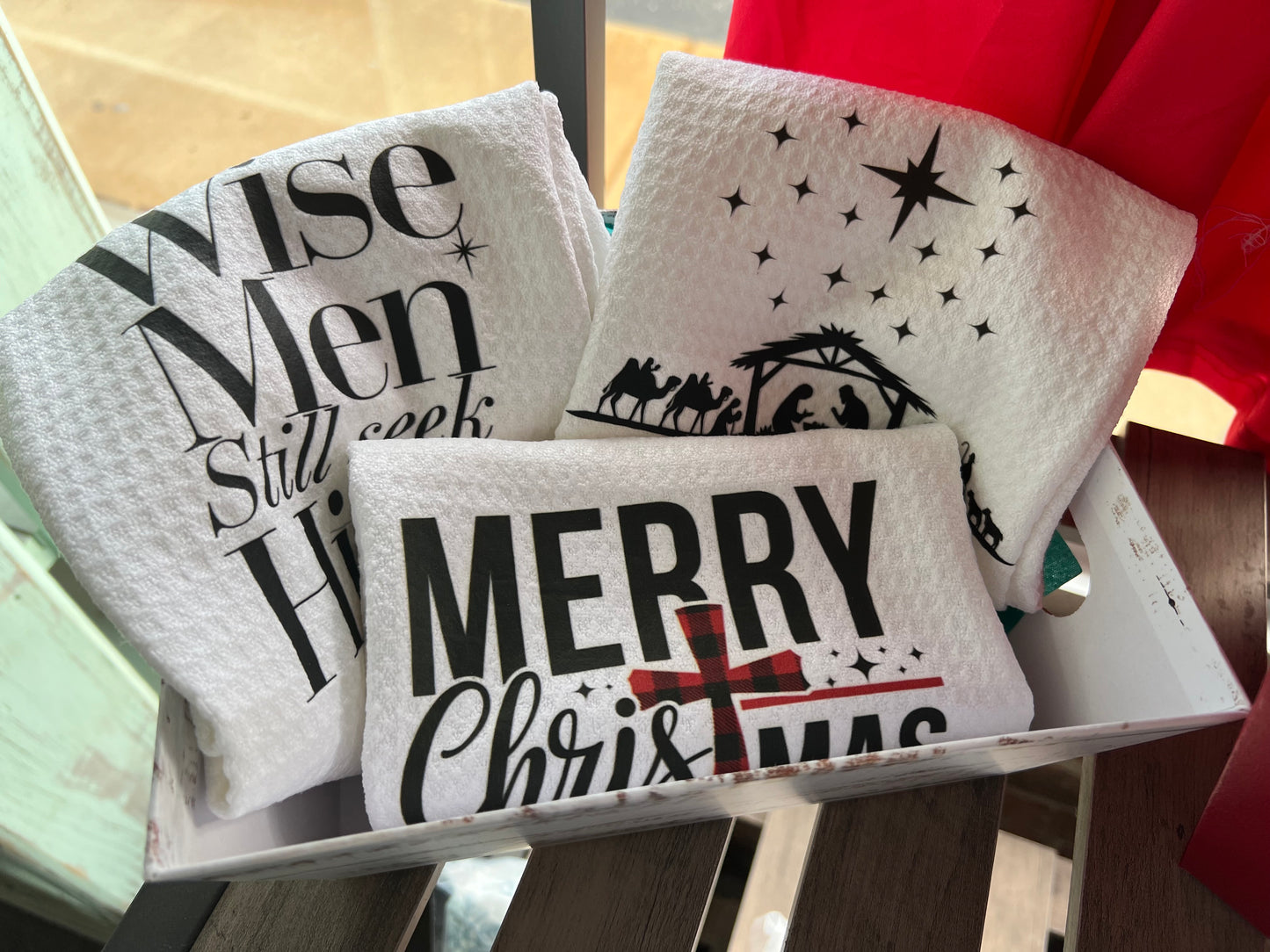 Christmas 3 Piece Towels - Printed