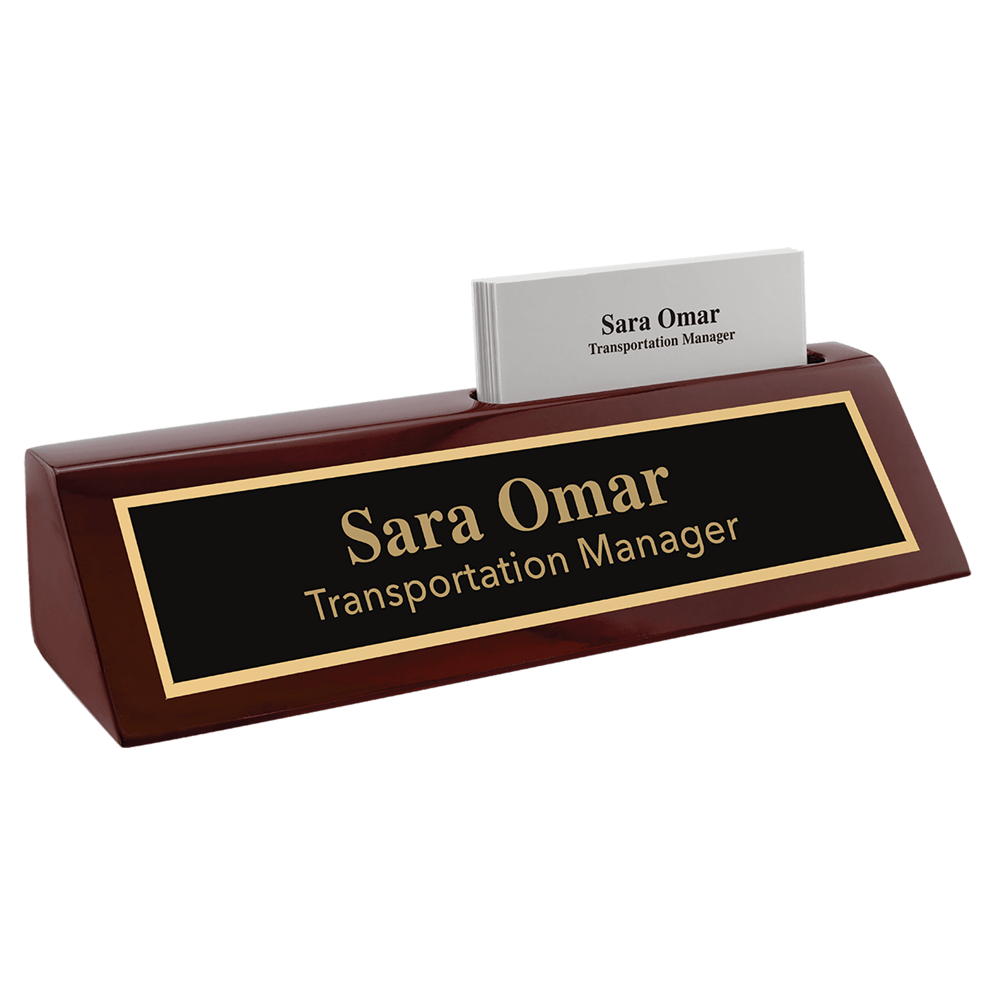 Executive Piano 8.5" Rosewood Name Plate