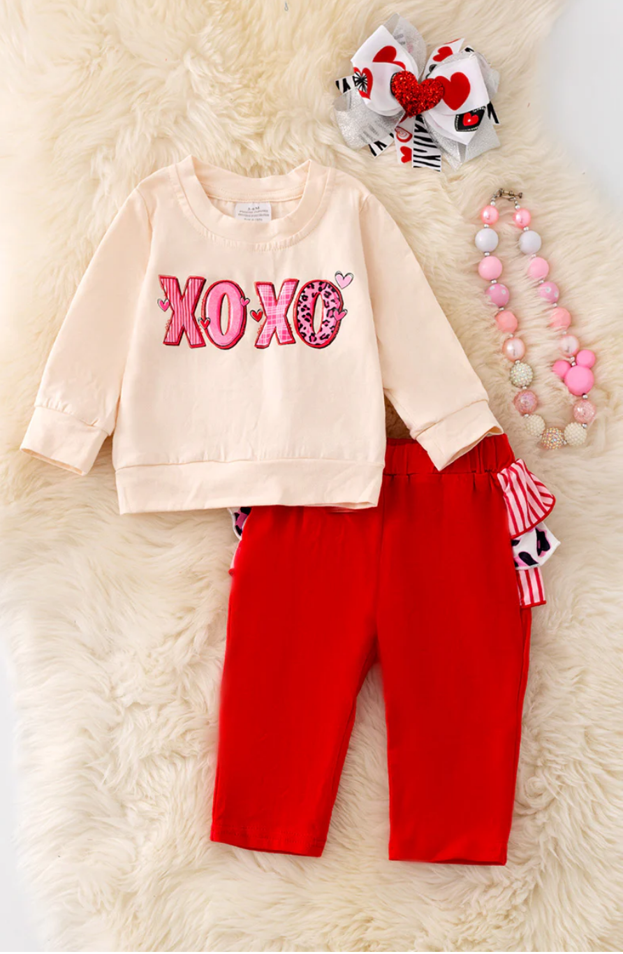 XO Valentines 2 Piece Set