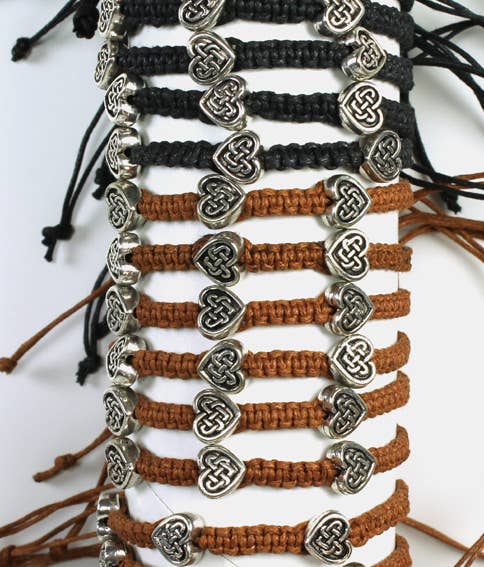 Celtic Heart Wristbands