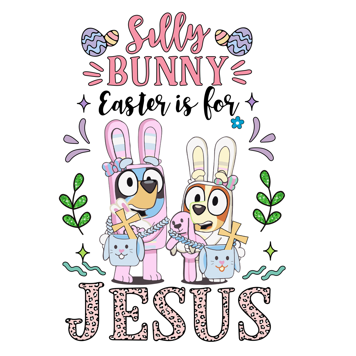 Easter Bluey T- Shirt Collection Youth