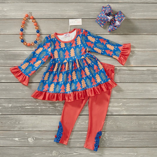 Pete & Lucy Vacation In Forest 2 Piece Set