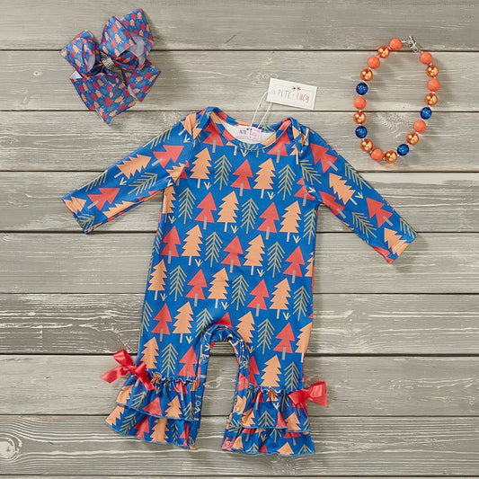 Pete & Lucy Vacation In Forest Romper