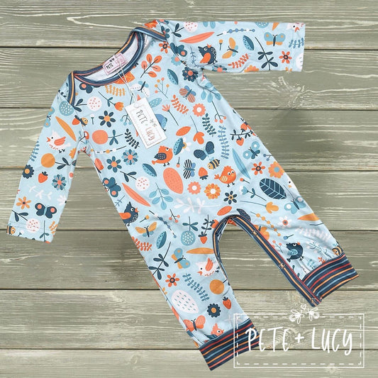 Pete & Lucy Birds & Bloom Romper