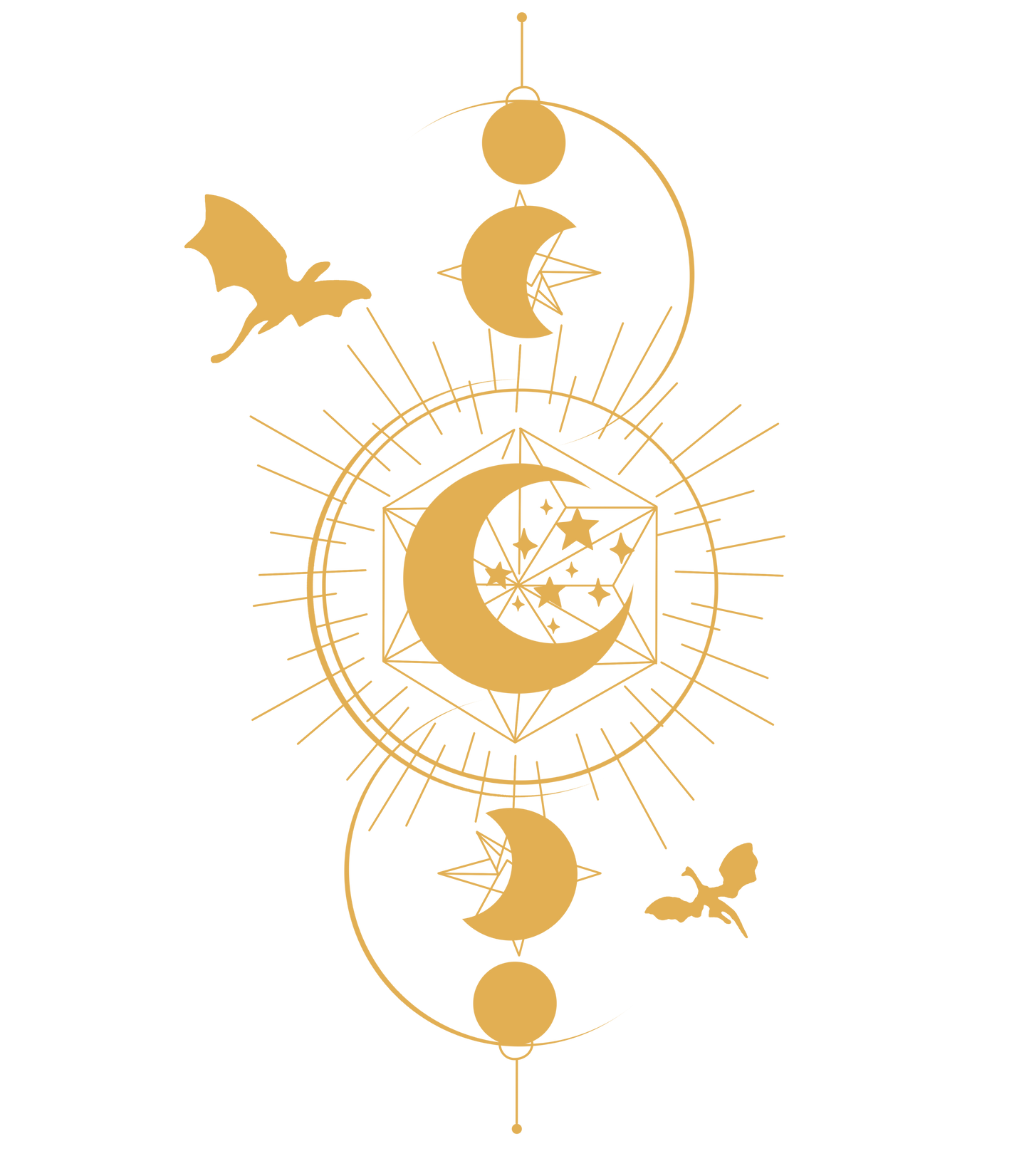 Dragon & Moon T-shirt