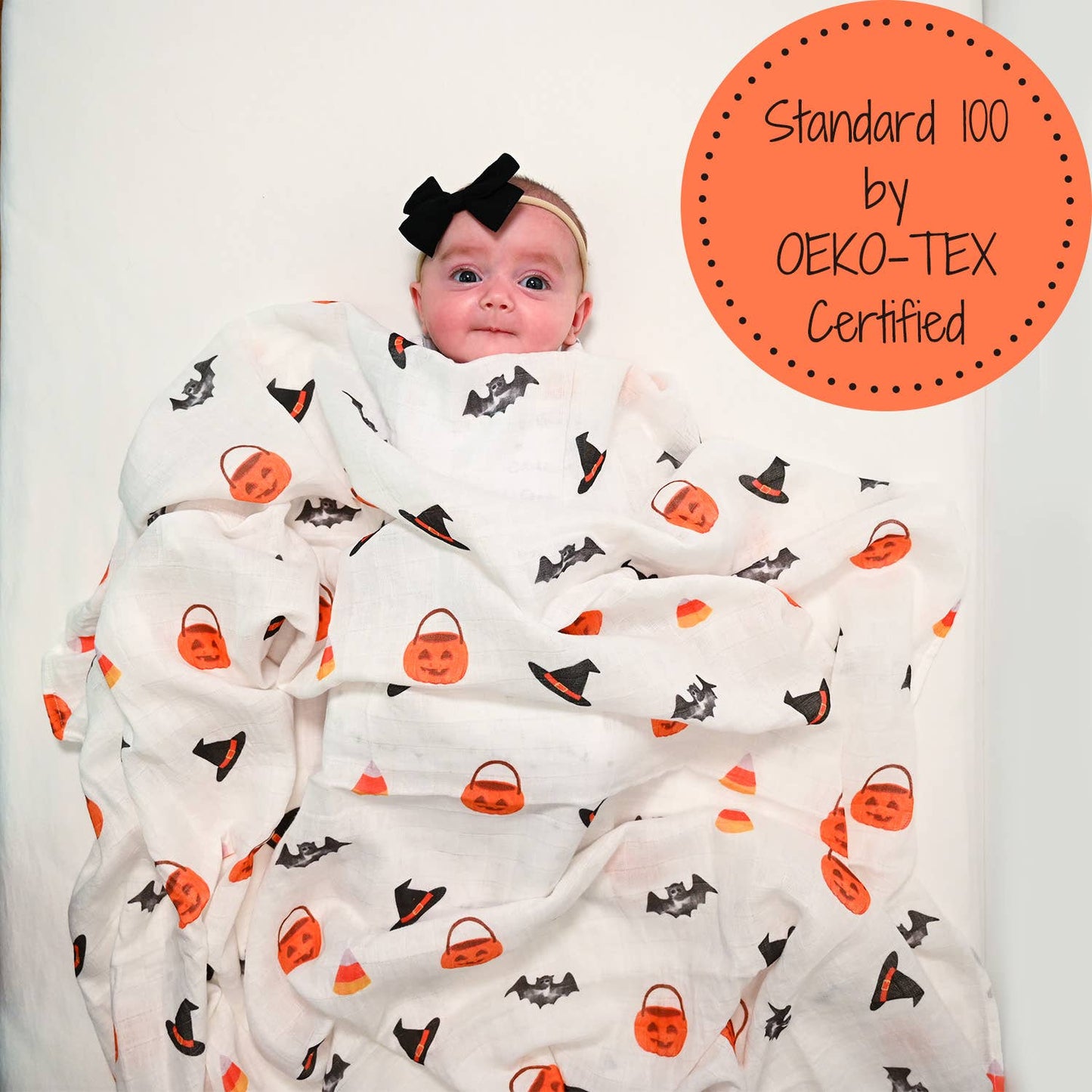 Boo-tiful Dreams Baby Swaddle Blanket