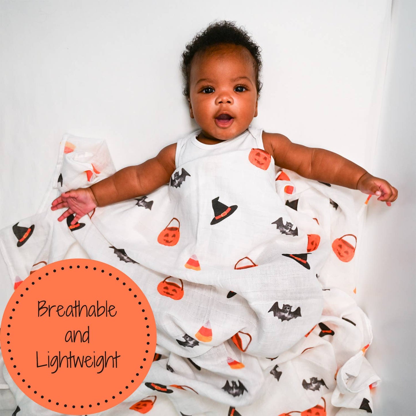 Boo-tiful Dreams Baby Swaddle Blanket