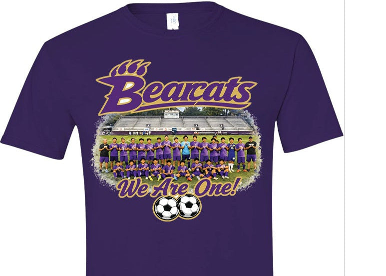 Bearcat Soccer We Are One Tshirt