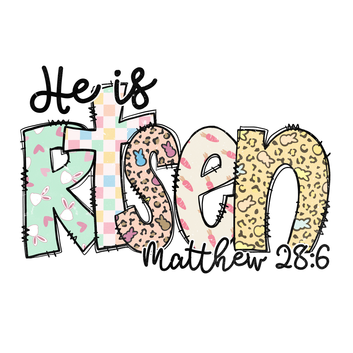 He Is Risen Easter T- Shirt