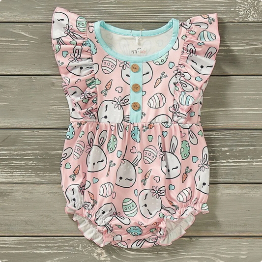 Pete & Lucy Easter Bunny Hop Romper