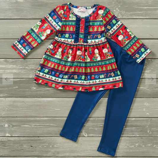 Pete & Lucy Festive Frosty 2 Piece Set