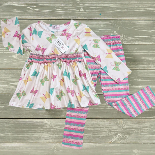 Pete & Lucy Fly Like A Butterfly 2 Piece Set