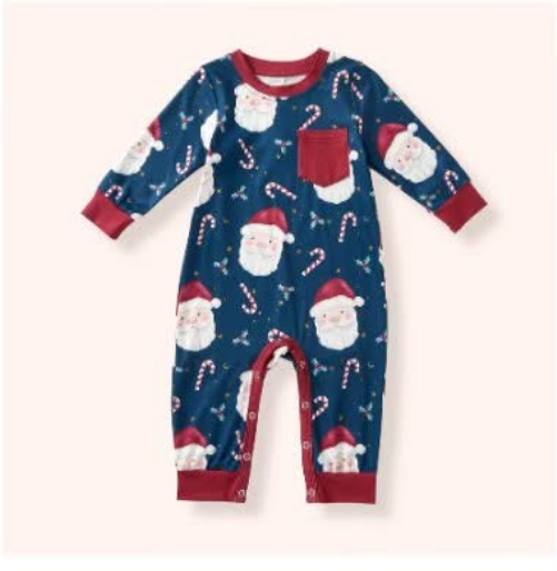 Pete & Lucy Holly Jolly Joy Boys Romper