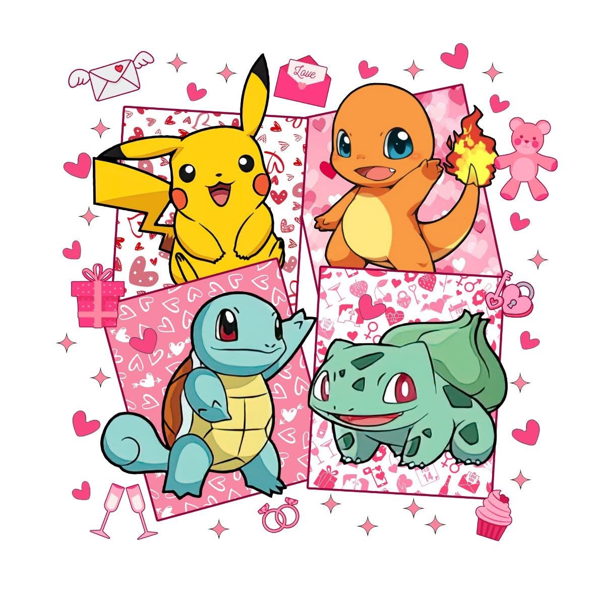 Pokemon Valentines T-Shirt -Youth