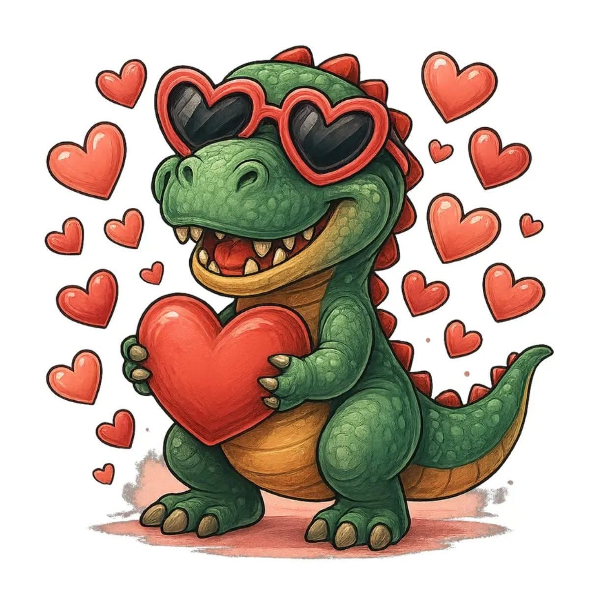 Kids Valentines T-Shirt -Youth