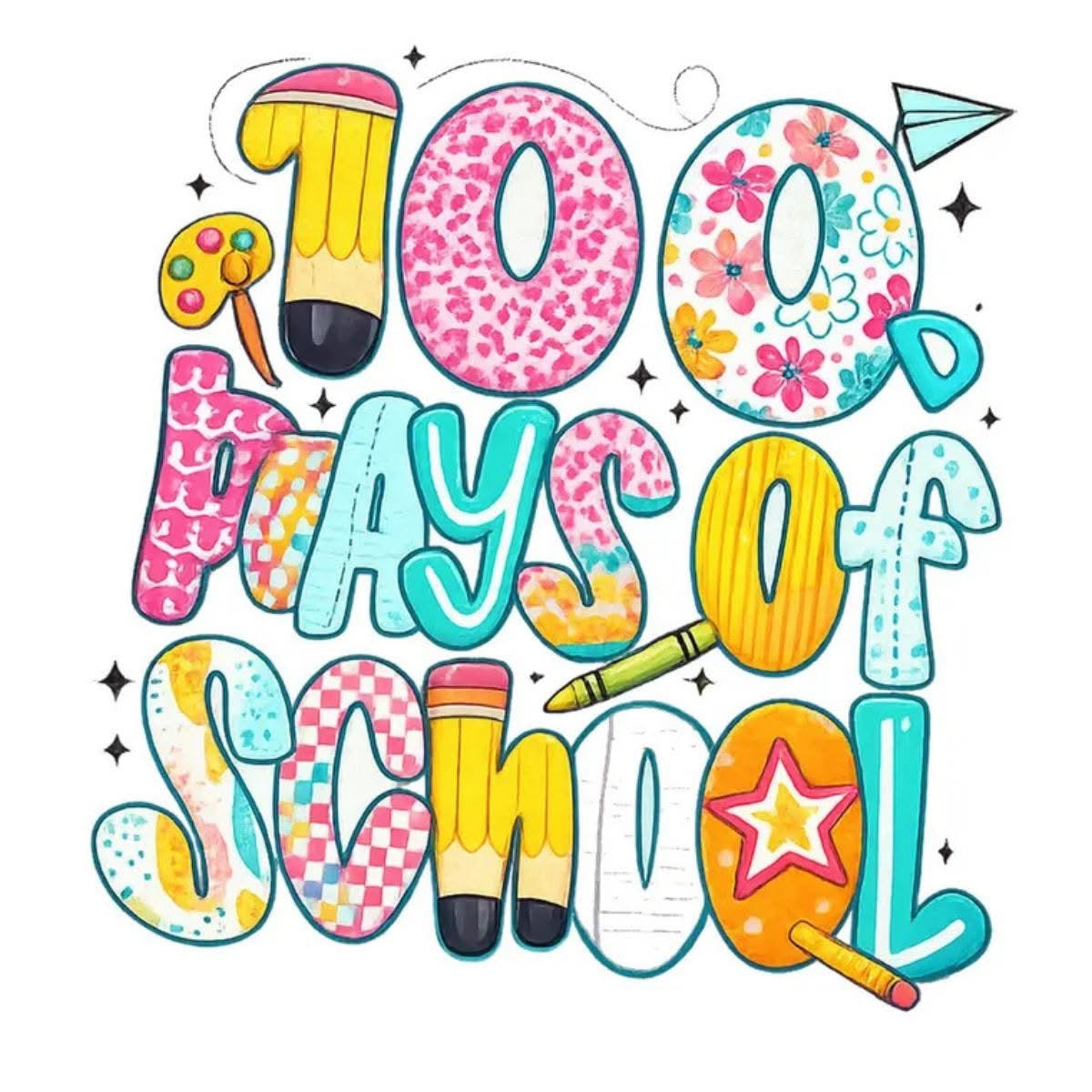 100 Days of School T-Shirt -Youth