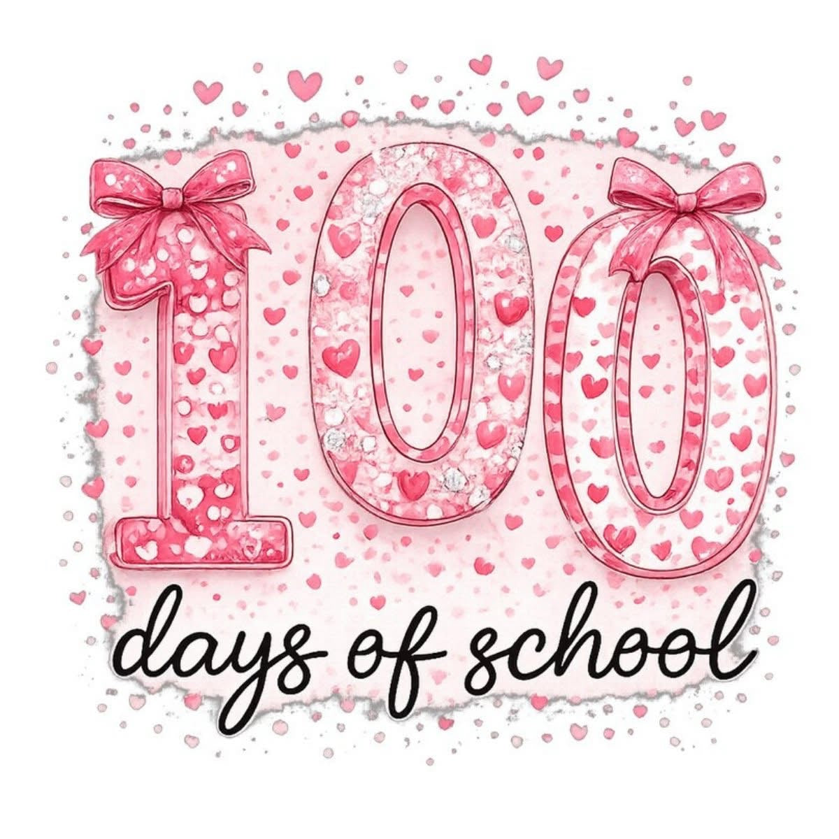 100 Days of School T-Shirt -Youth