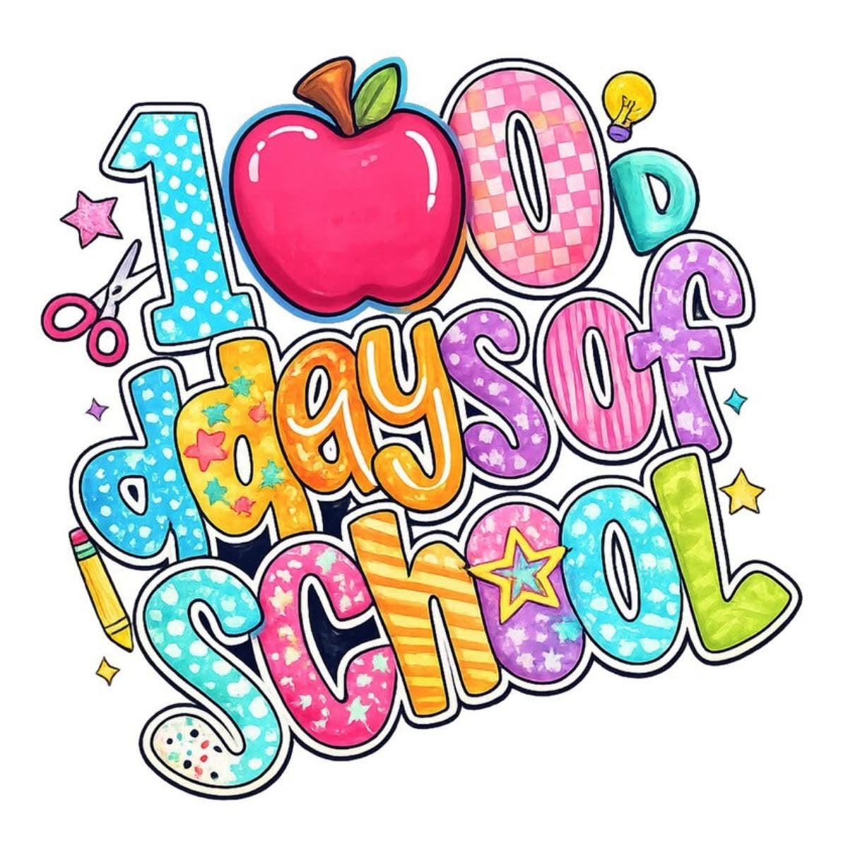 100 Days of School T-Shirt -Youth