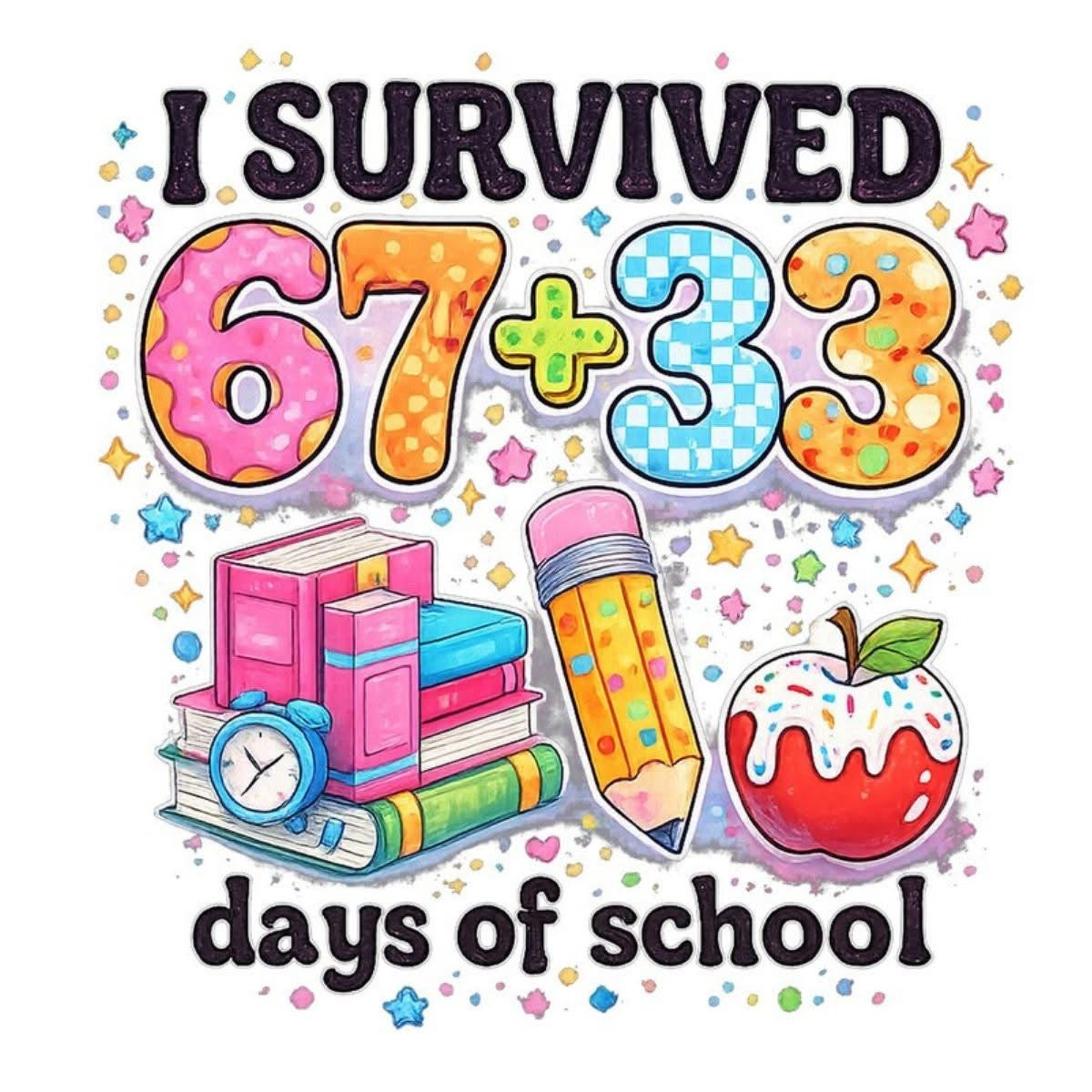 100 Days of School T-Shirt -Youth