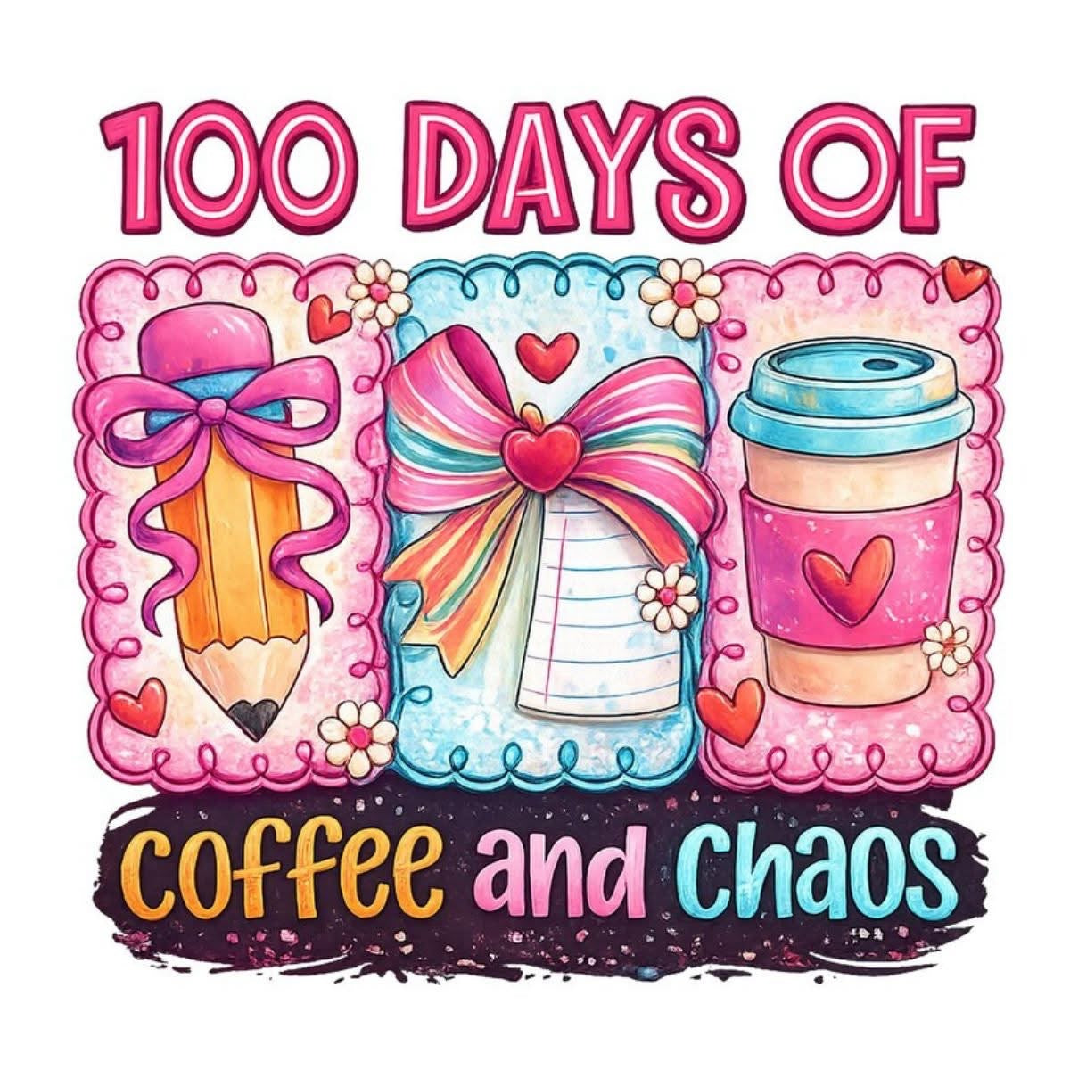 100 Days of School T-Shirt -Youth