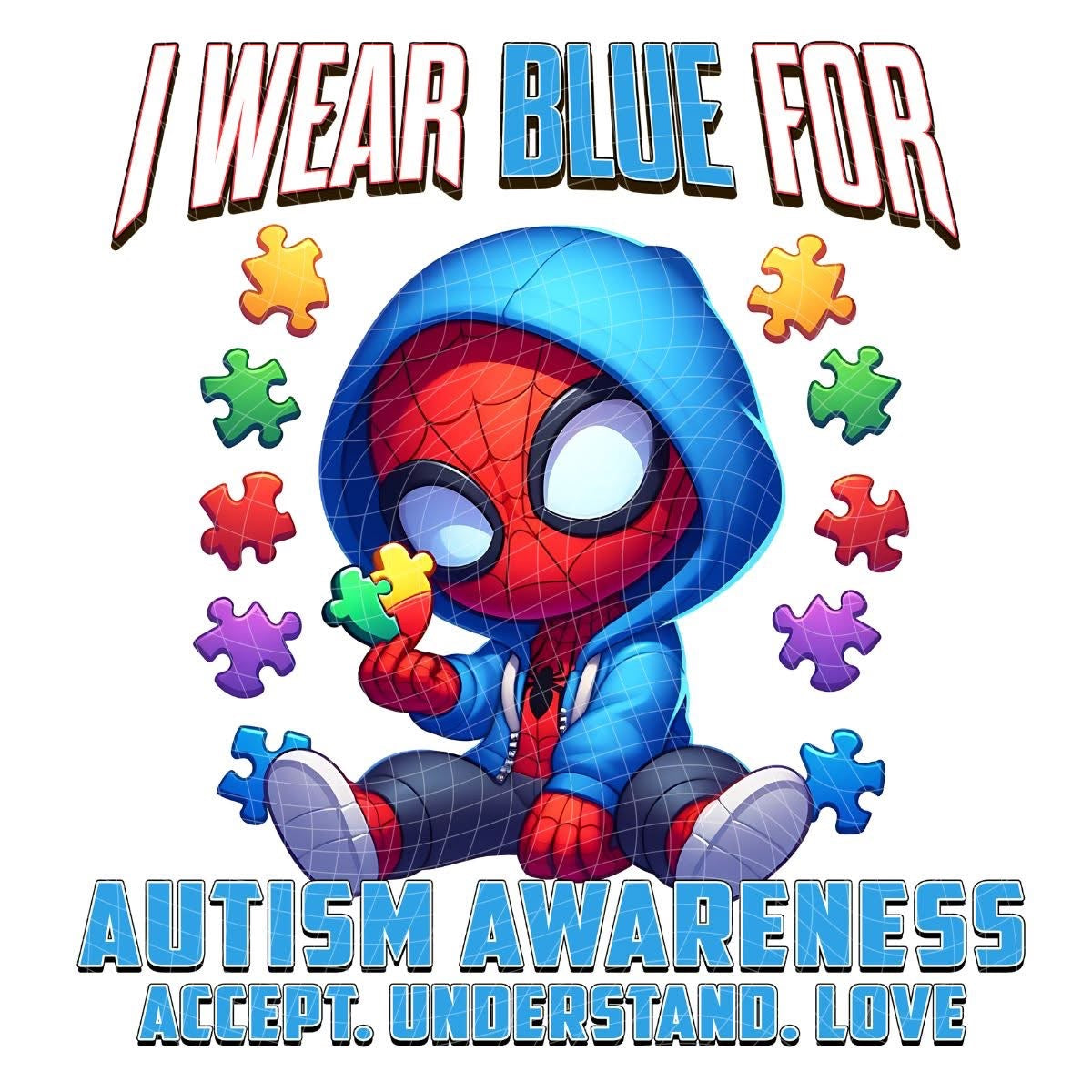 Cartoon Autism Awareness T-Shirt Collection