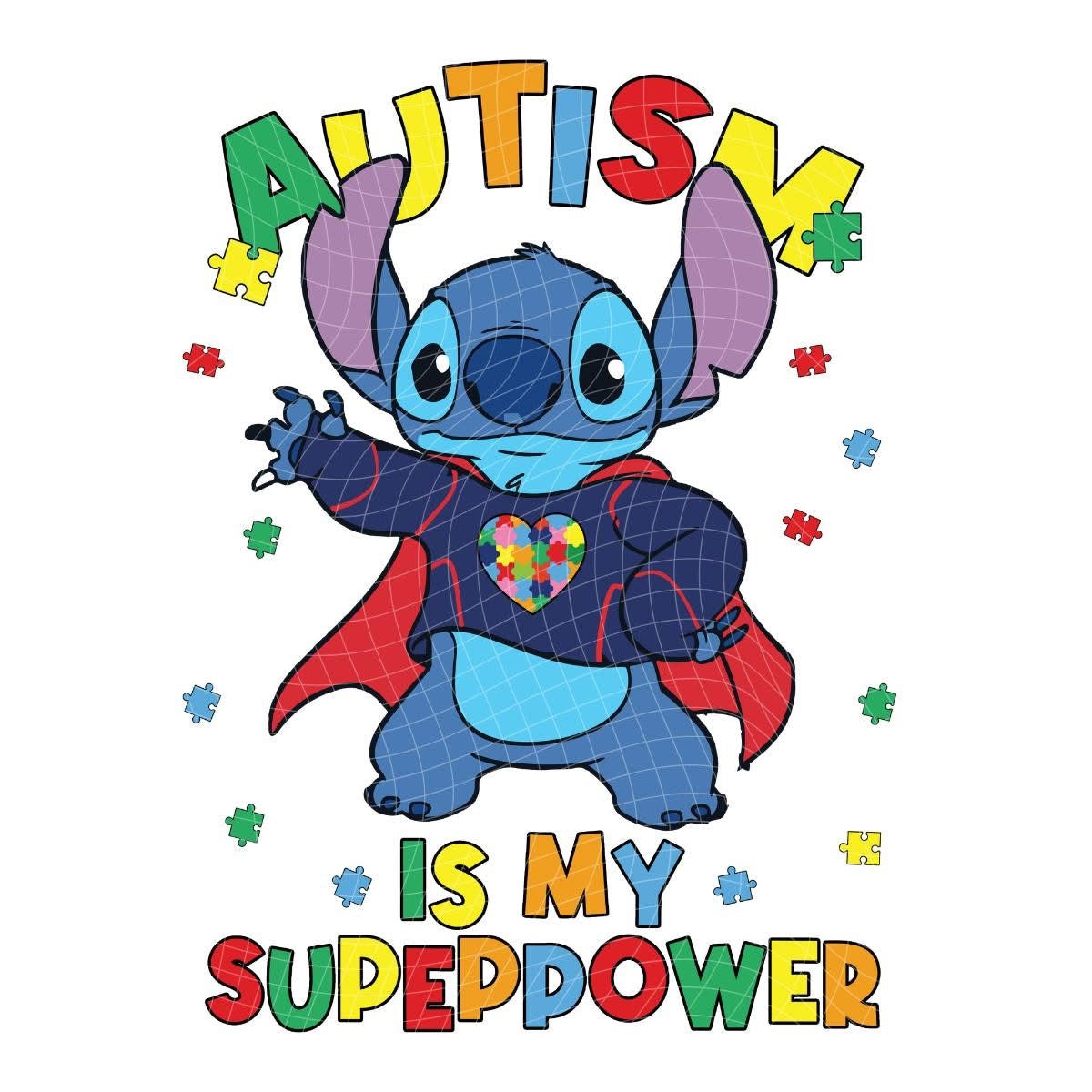 Cartoon Autism Awareness T-Shirt Collection