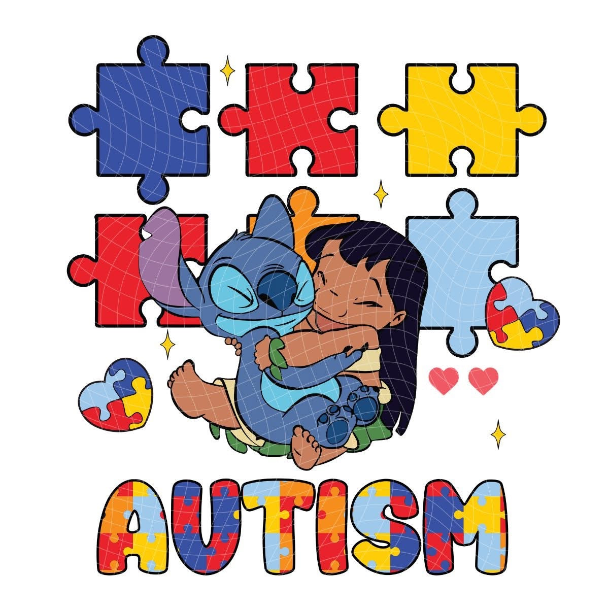 Cartoon Autism Awareness T-Shirt Collection