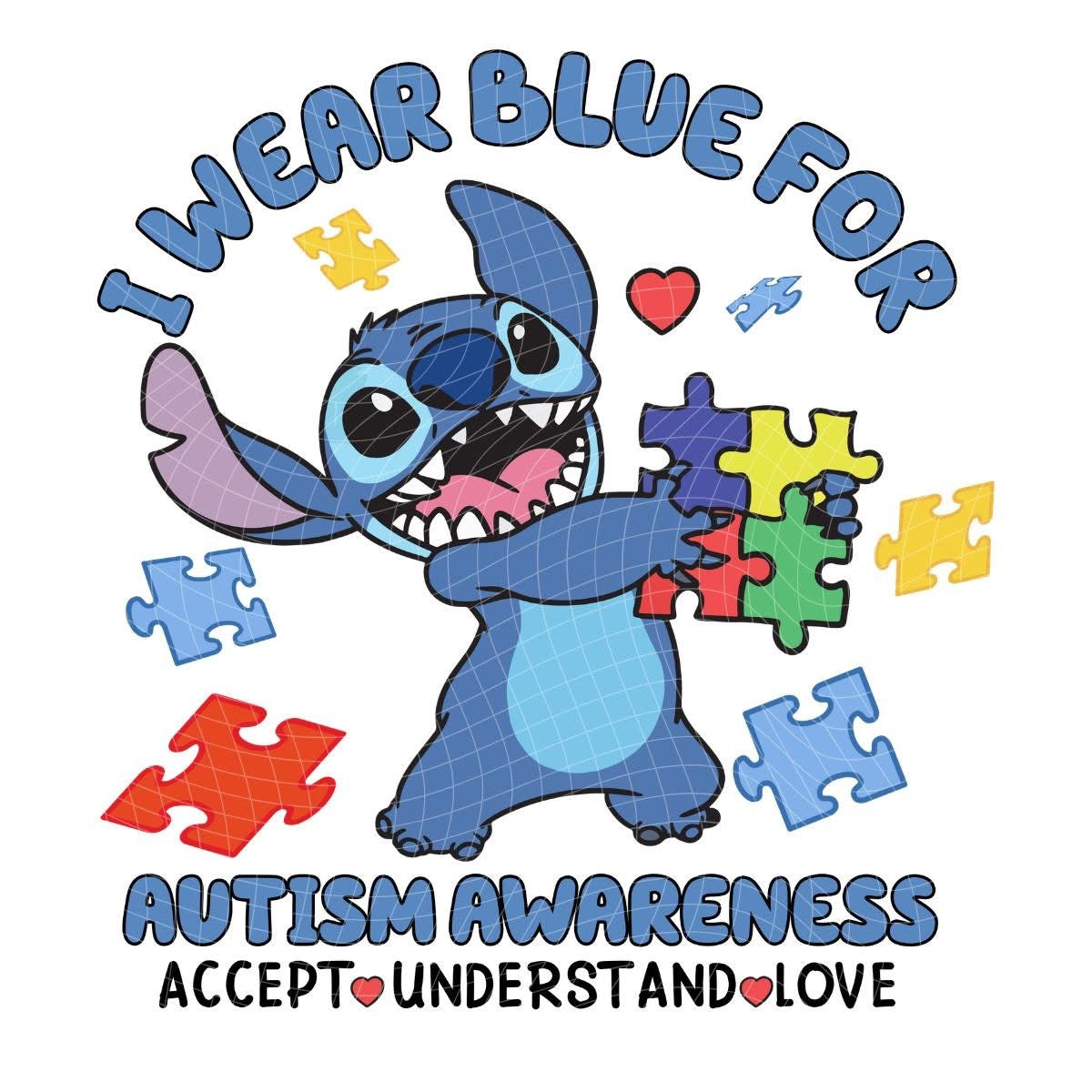 Cartoon Autism Awareness T-Shirt Collection