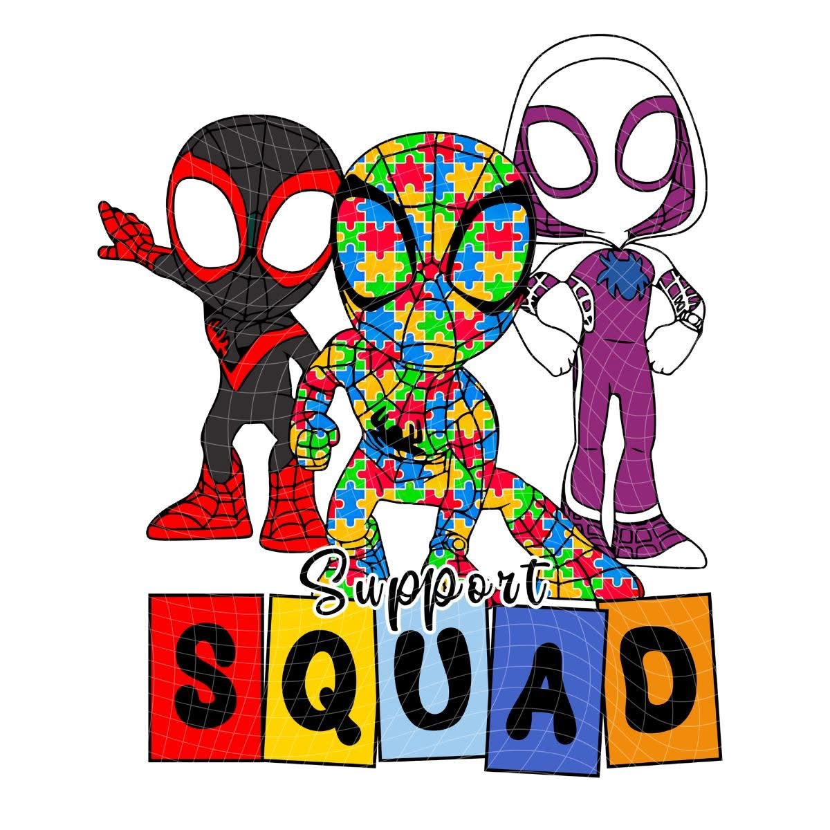 Cartoon Autism Awareness T-Shirt Collection