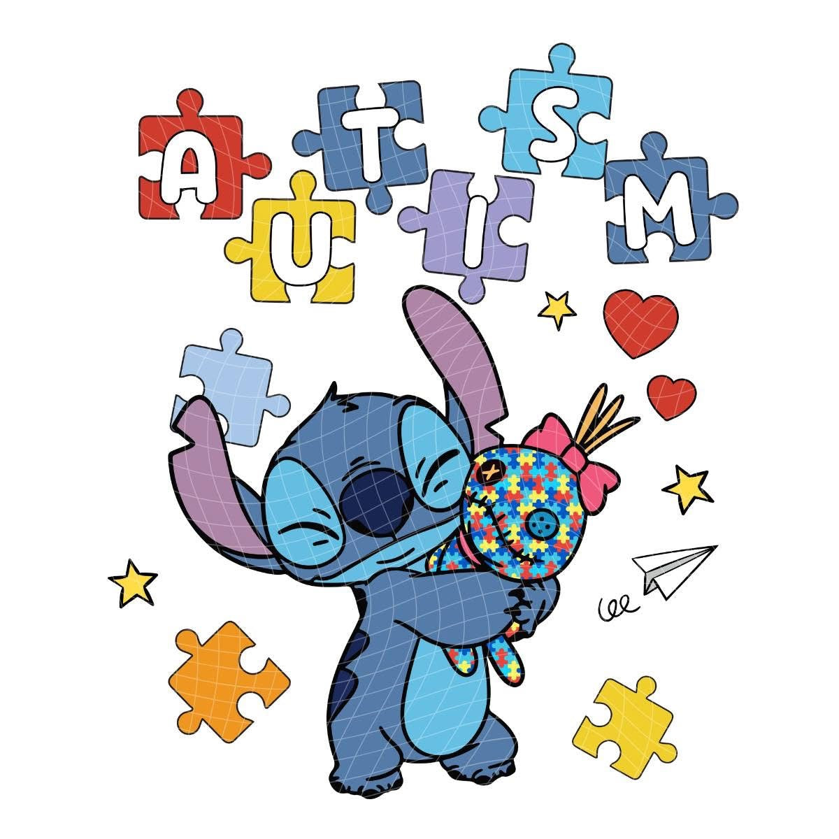 Cartoon Autism Awareness T-Shirt Collection