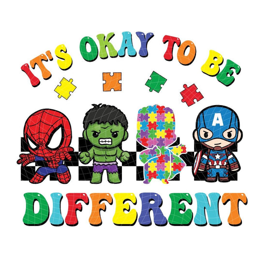 Cartoon Autism Awareness T-Shirt Collection