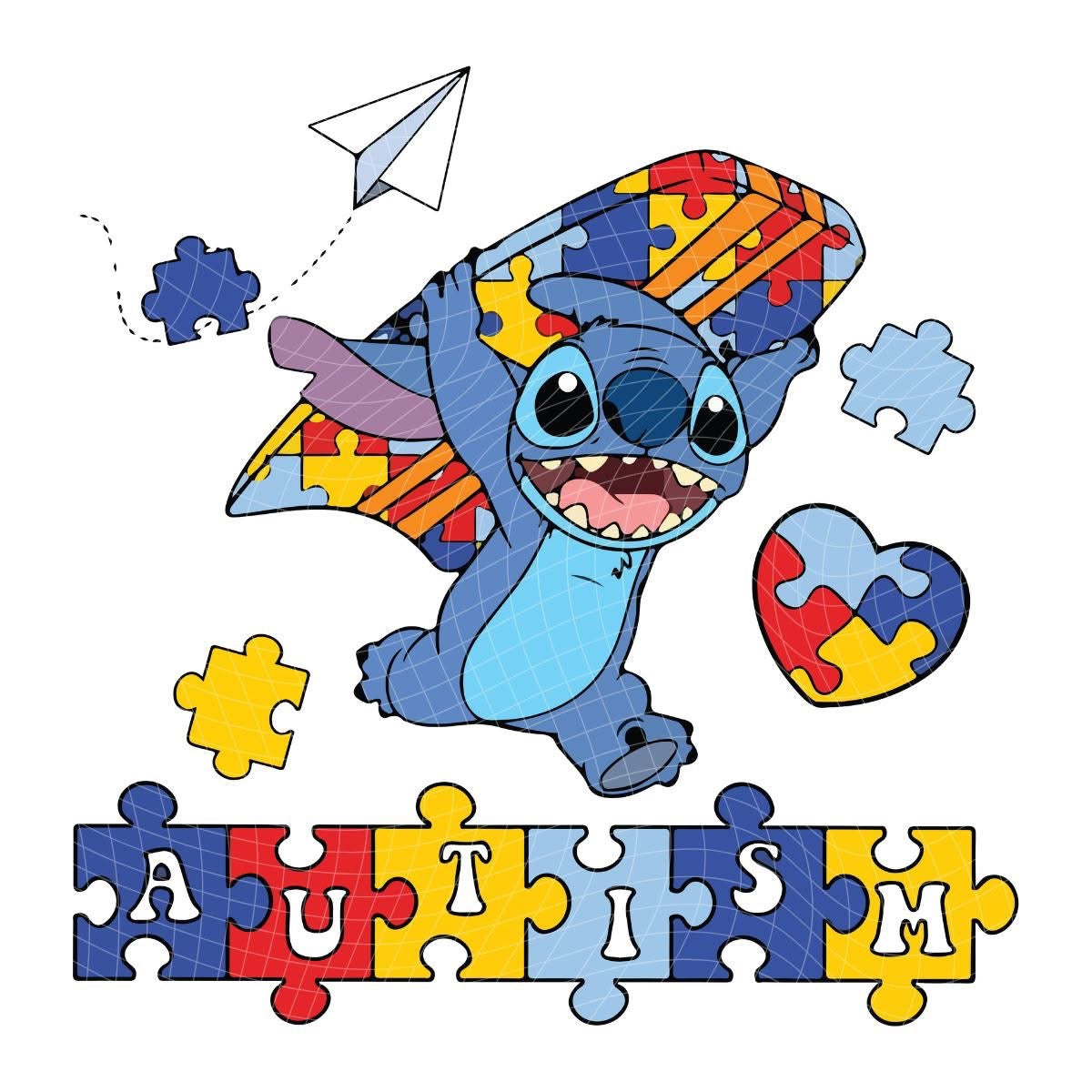 Cartoon Autism Awareness T-Shirt Collection