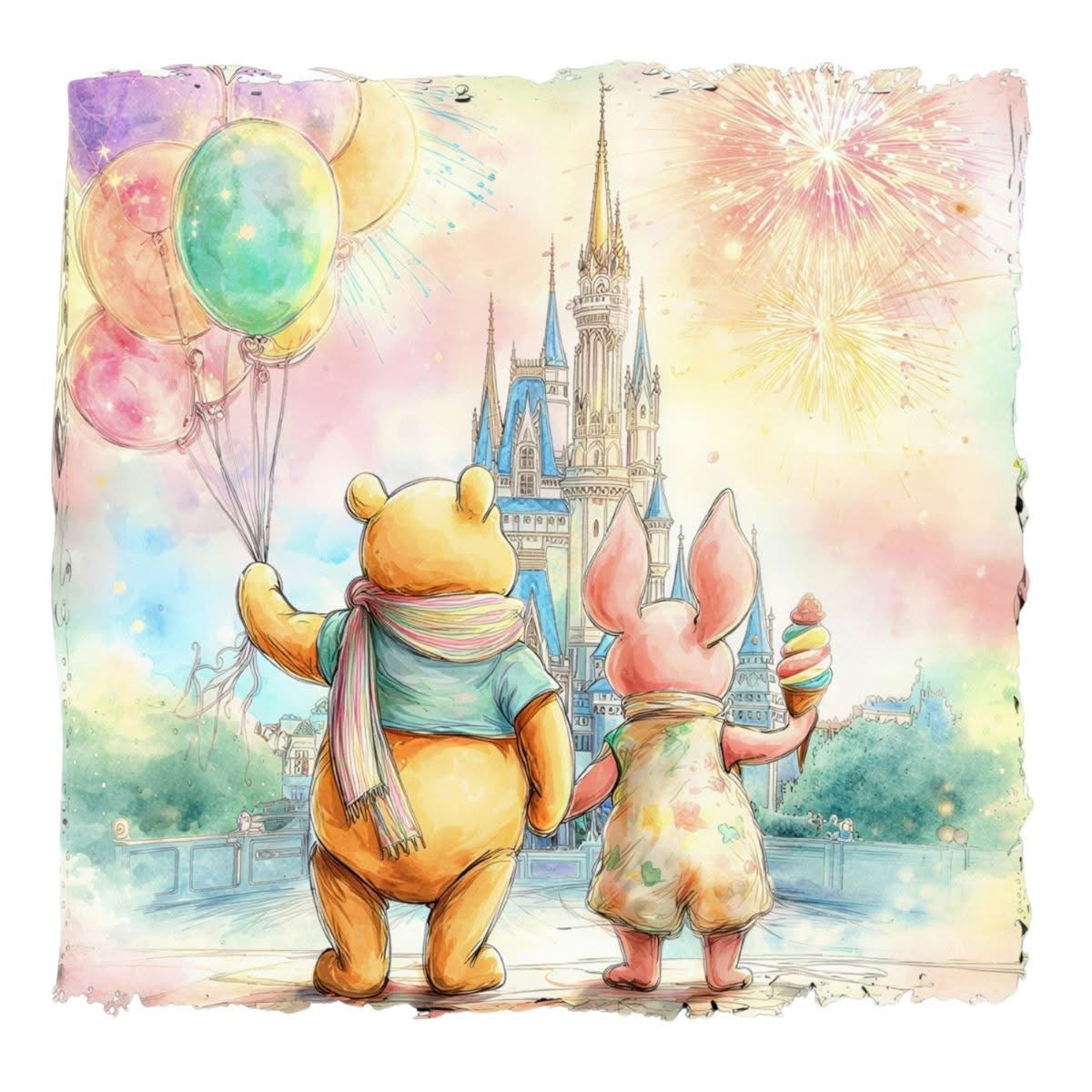 Water Color Disney T-Shirt Collection