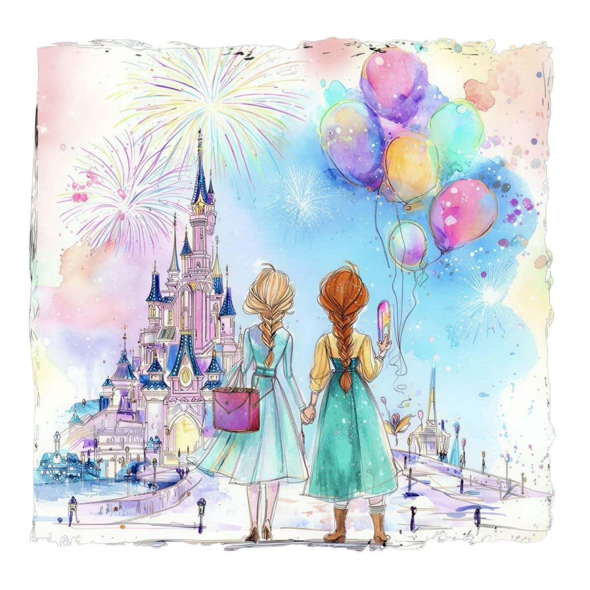 Water Color Disney T-Shirt Collection