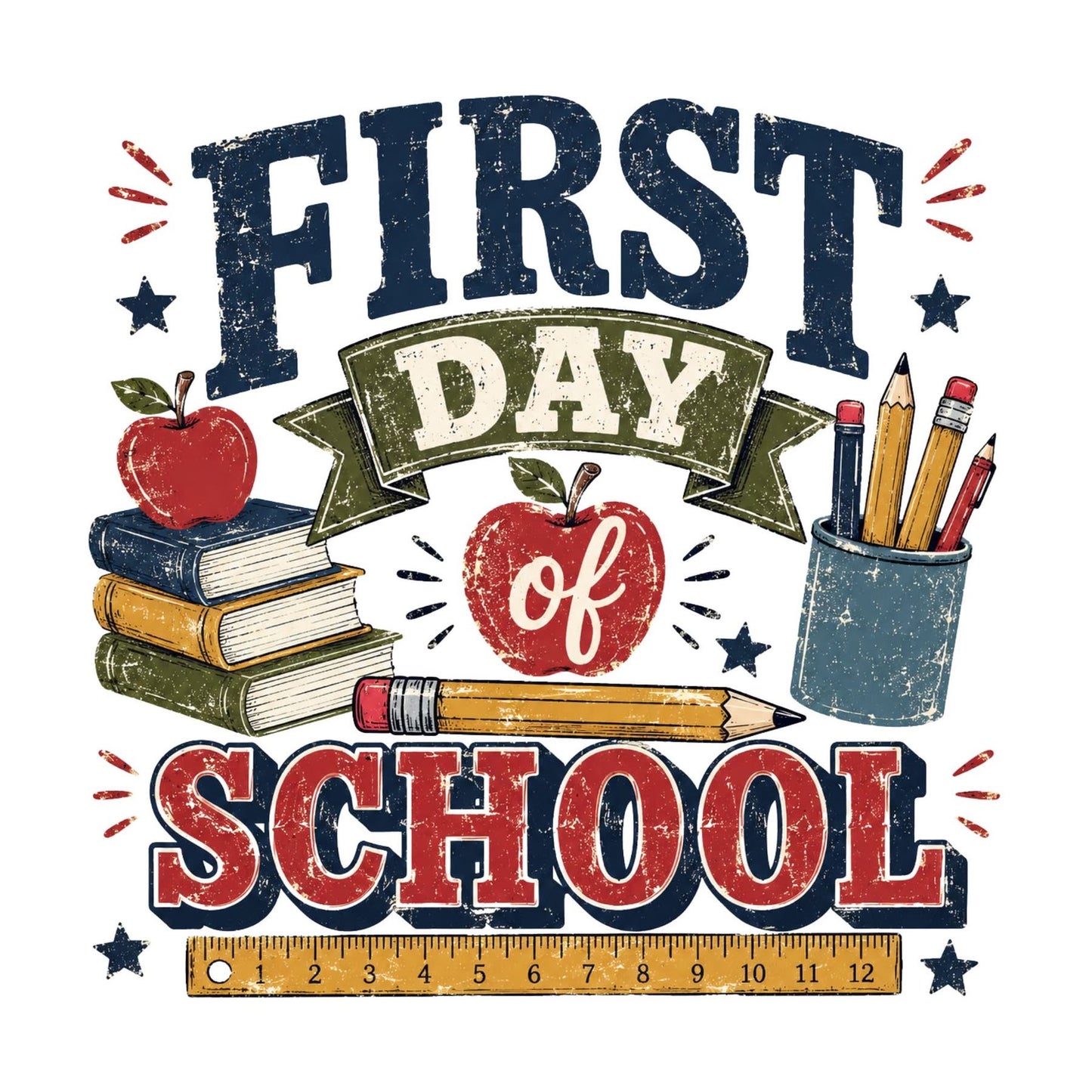 Back To School Retro T-Shirt Collection
