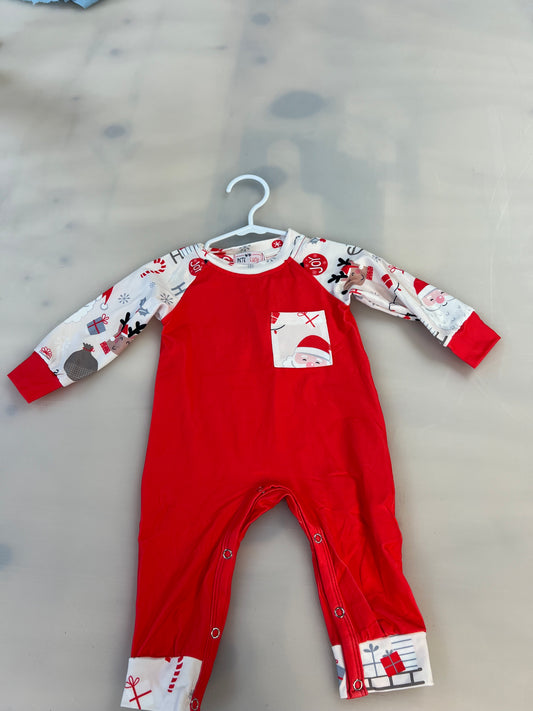 Pete & Lucy Santa's Sleigh Romper
