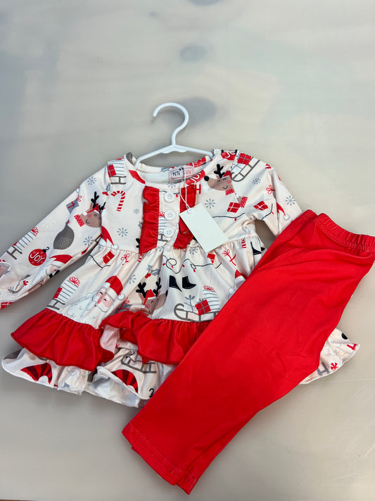 Pete & Lucy Santa's Sleigh 2 Piece Set
