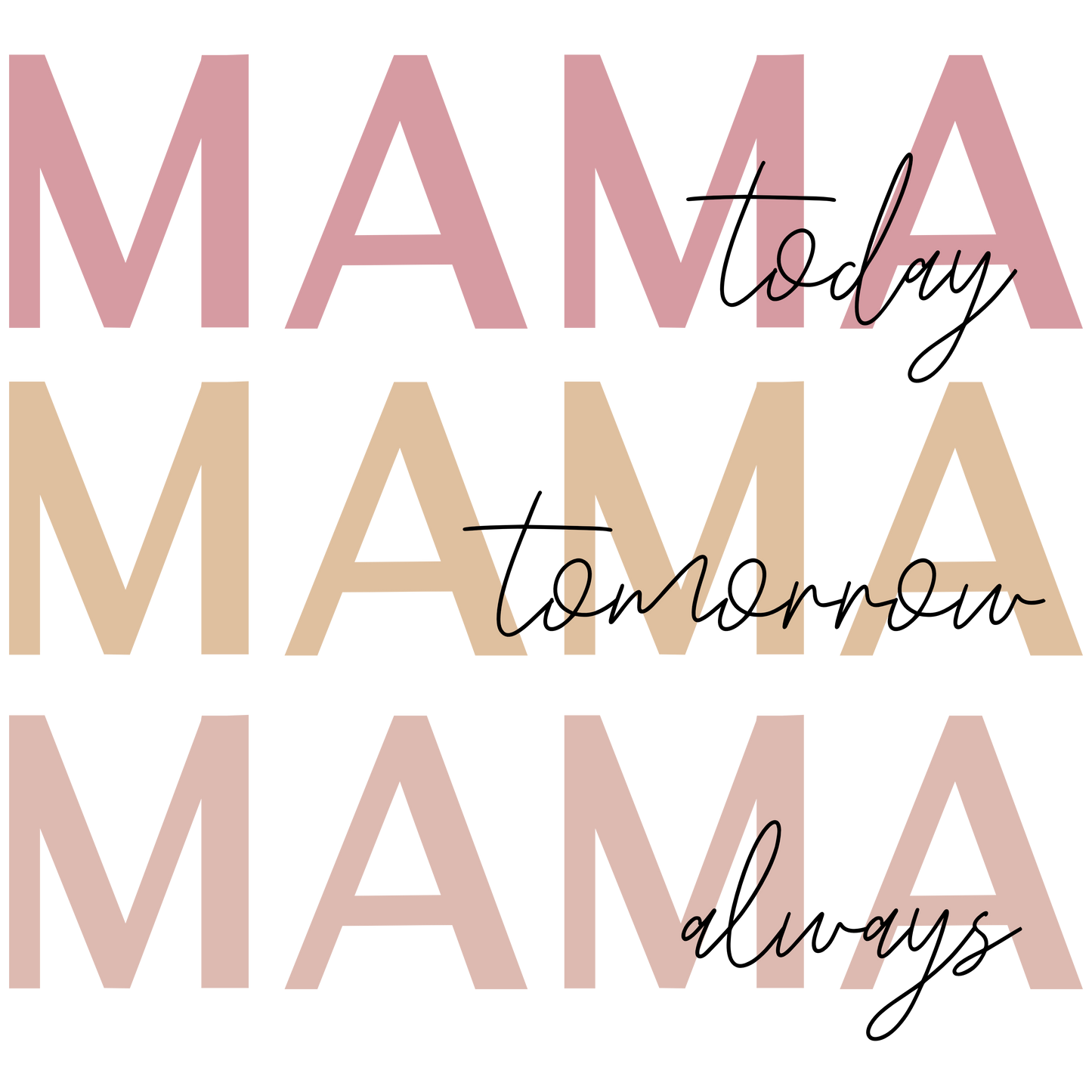 Mama Times 3 T Shirt