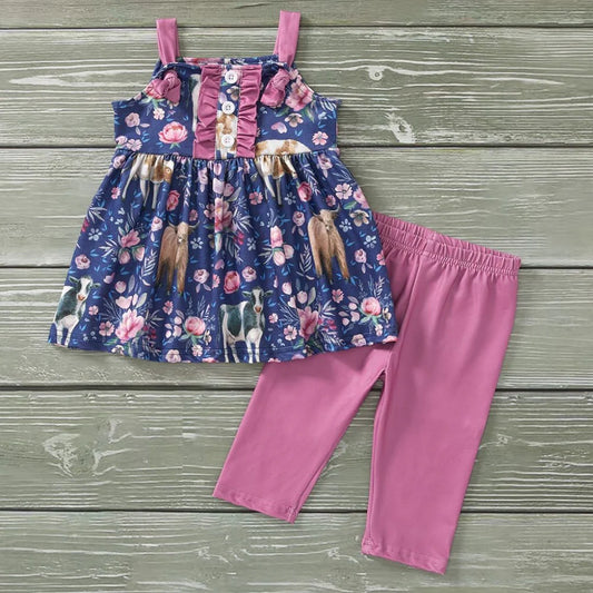 Pete & Lucy Moo In Bloom 2 Piece Set