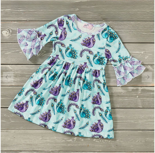 Pete & Lucy Mystical Peacock Dress